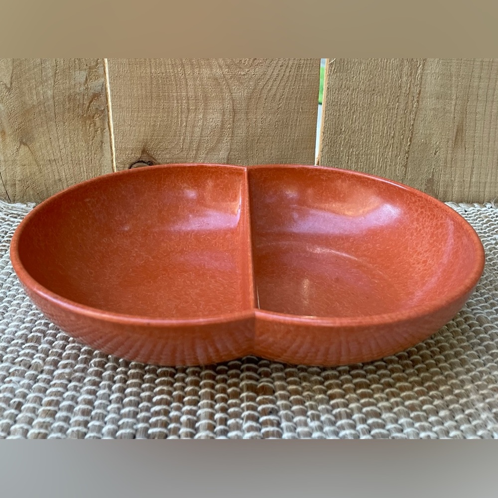 MCM Coloramic Melamine divided bowl